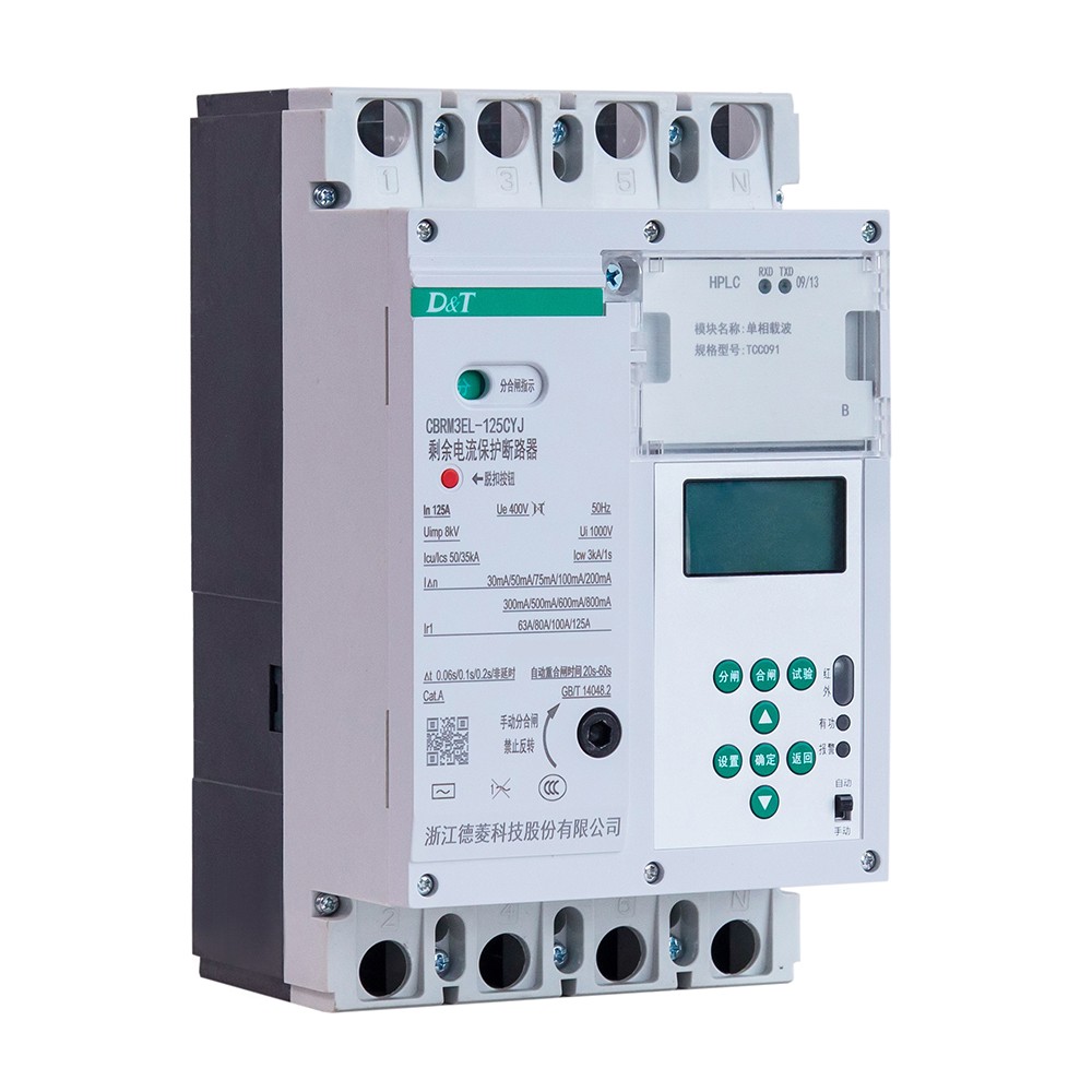CBRM3EL-Circuit break with residual current protection (metering)